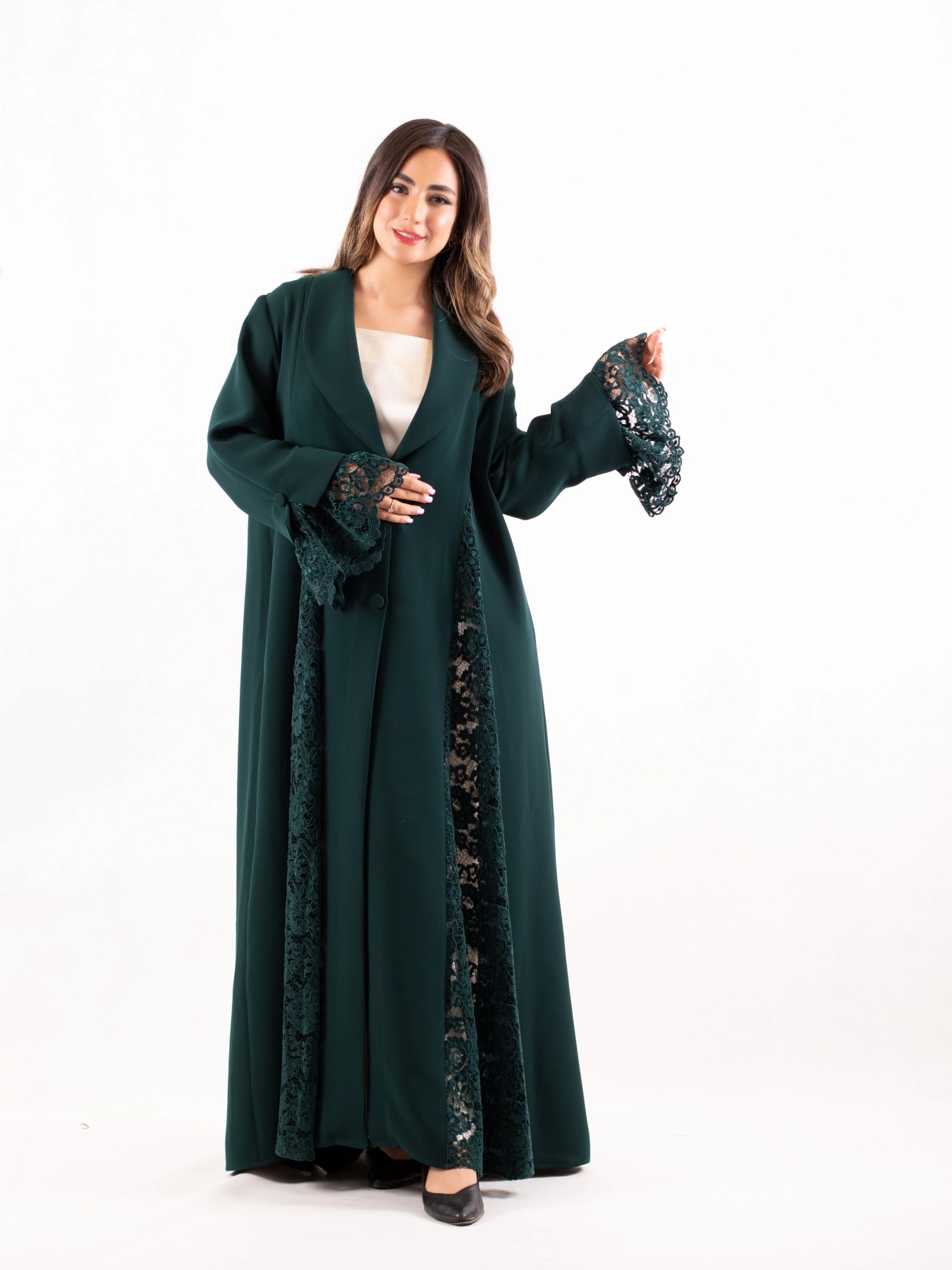 عباية مونا اخضر