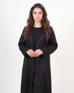 Abaya Lil – Luxurious open-front abaya with jeweled embroidery - Image 5