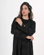 Abaya Lil – Luxurious open-front abaya with jeweled embroidery