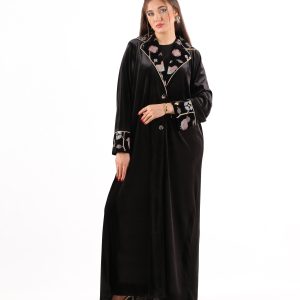 Negin Luxury Velvet Abaya | Elegant Formal & Party Wear