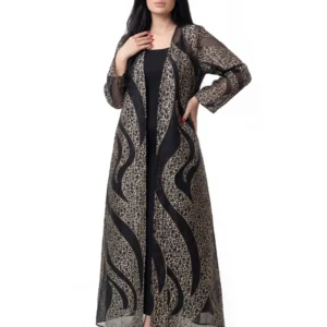 Italian Jacquard Organza Jeyran Cape