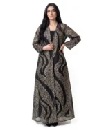 Italian Jacquard Organza Jeyran Cape - Image 3