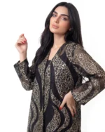 Italian Jacquard Organza Jeyran Cape - Image 2