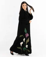 Rania Abaya – Luxury Crepe Abaya with Matching Shawl - Image 4