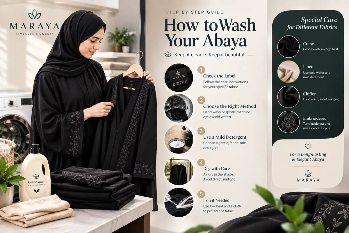 How to Wash an Abaya