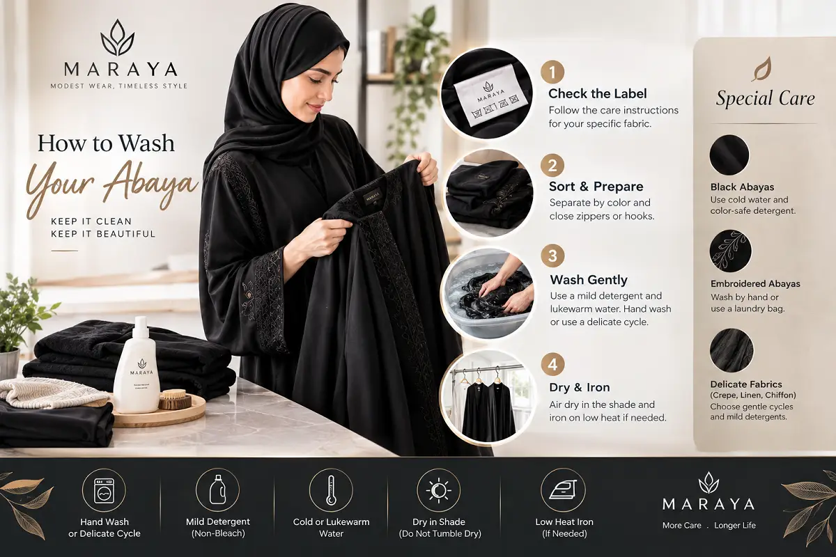 How to Wash an Abaya