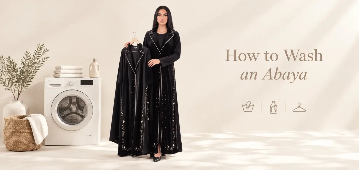how to wash an abaya
