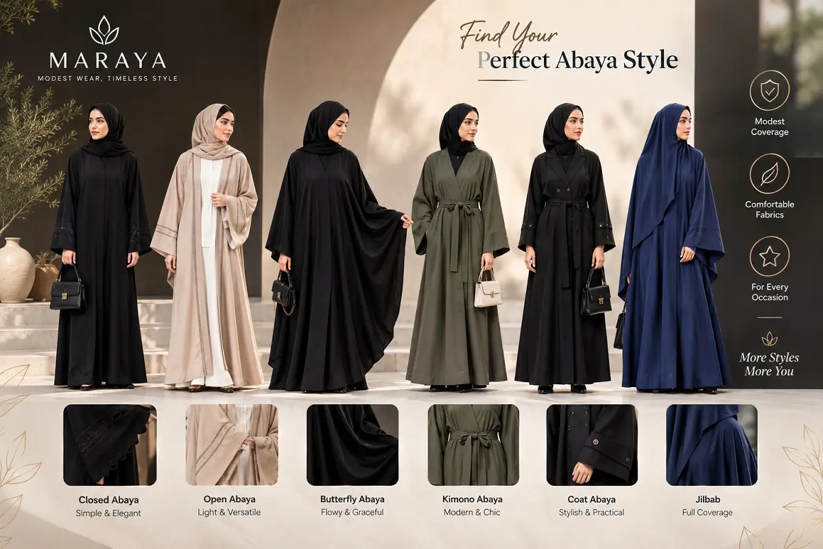 types of abaya