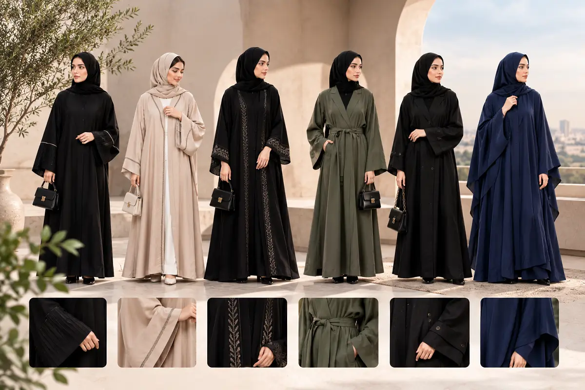 types of abaya