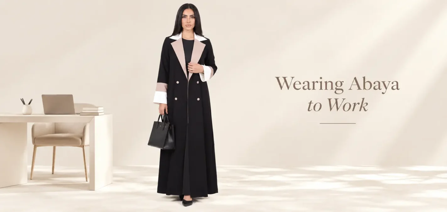 wearing abaya to work