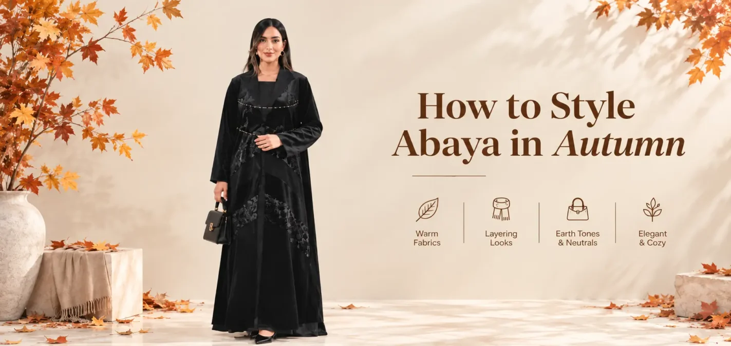 How to Style Abaya in Autumn