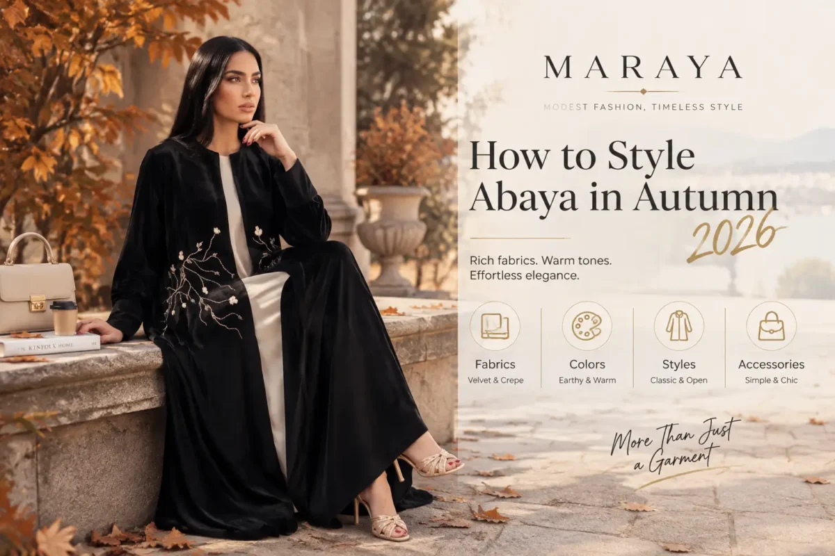 How to Style Abaya in Autumn 