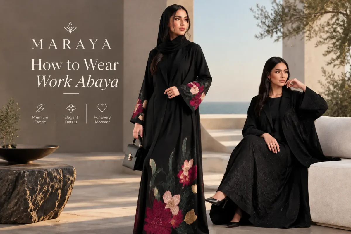 How to Wear Work Abaya
