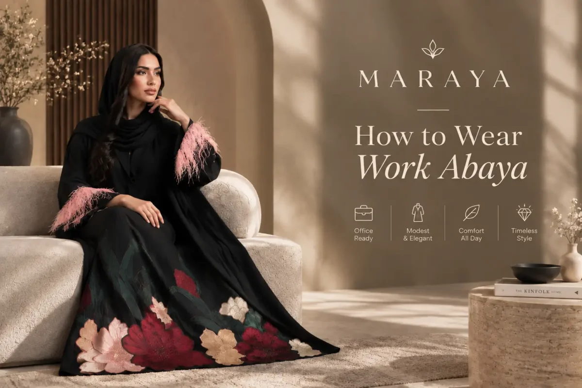 How to Wear Work Abaya