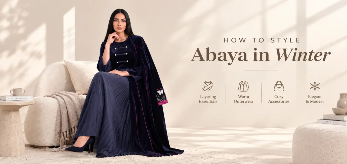 How to Style Abaya in Winter